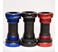 Shophubio Bottom Bracket for 68/73mm, Hollow Shaft Integrated Tooth Plate with Threaded Five-Way Bearing Compatible with Road For Bike and Cyc(BLACK)