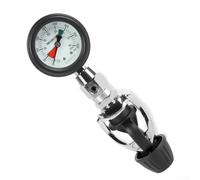 Shophubio Brass Scuba Pressure Gauge 300 Bar with High Movement and Luminous Dial, Submersible Dive Cylinder Pressure Check for Yoke Adapter Use