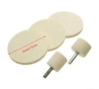 Shophubio Car Polisher Accessory Kit | Polishing Pad Set with Wool and Felt Wheels | Glass Scratch Remover Pad Compatible with Electric Drill | Cup Grinding