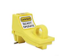 Shophubio Circuit Breaker Safety Lock, Breaker Lockout Tagout Device for Miniature Circuit Breakers, Single Pole Electrical Isolation Lockout, for Durable PBT