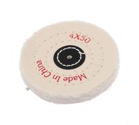 Shophubio Cloth Polishing Wheel for Buffer and Polisher - 2-8 Inch Adjustable Diameter Buffing Pad Compatible with Metal, Jewelry, Ceramic, Glass & Wood(100mm(4inch))