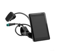 Shophubio Color LCD E-For Bike Display for Kit, 5-Pin Waterproof Connector, Handlebar Mounted For Bike Screen, 24V 36V 48V Electric For Display, ABS For Durable
