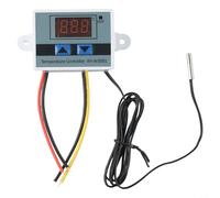 Shophubio Digital Controller for XH-W3001 - Microcomputer Thermostatic Controller with Probe, 110V-220V Heating and Cooling Thermostat Replacement(24V/240W)