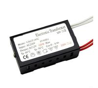 Shophubio Electronic Transformer AC220V to AC12V for Halogen G4 Bulbs and Xenon Lamps, Dimmable Power Supply with Remote Control Support, 20-250W(160W)