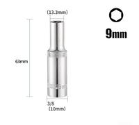 Shophubio Extended Copper-Plated Hex Coupling for Motor Shaft - 3-8 mm ID Sleeve, Compatible with Hex Wheels & Robotics Models, Brass Anti-Rust(4mm)