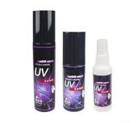 Shophubio Fishing Scent Spray with UV Fluorescence and Pheromone Enhancer - 50ml Soft Bait Attractant for Live Bait, Shrimp, Loach and White Stripes - Works in