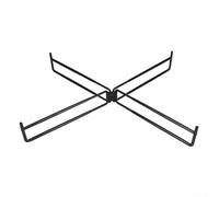 Shophubio Foldable Box Stand for Camping Coolers and Water Containers, Portable Outdoor Folding Rack with Ground Isolation, Heavy-Duty Iron Construction,