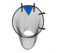 Shophubio Foldable Soccer Training Target Net for Corner Kick Practice, Adjustable Portable Football Goal Net with Elastic Nylon Construction for Shot Accuracy