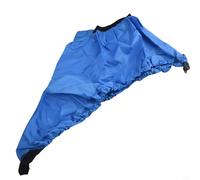 Shophubio For Cockpit Cover for Rain Protection, Waterproof Spray Deck Compatible with Canoe and Boat, Stretchable Nylon Cover with Elastic Strap, Grey Red(Blue L)