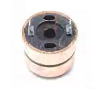 Shophubio Generator Collector Copper Head Slip for Ring 25x10x8.5mm for DC Motor, Electric Motor Collecting for Ring with 2 Wear-Resistant Copper Rings, IDC