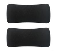 Shophubio High Density Foam Foot Pads for Weight Bench, 7 Inch Replacement Rollers for Leg Extension Machine, Black Cushioned Gym Equipment Pads Compatible(23 * 90 * 170mm)