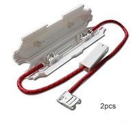 Shophubio High Voltage Fuse Holder for Microwave Oven, 5KV 0.65A-0.9A Electrical Fuse Block, White Industrial Fuse Accessories 2 Pack(5KV0.7A)