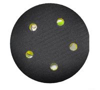 Shophubio Hook and Loop DA Backing Plate - 5 Inch Polyurethane Foam Sanding Pad with 5 Hole Pattern, Medium Density Random Orbital Sander and Polishing Backing