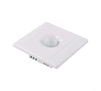 Shophubio Infrared Motion Sensor Switch, 220V AC Delay Wall Mount Light Switch, PIR Sensor for 1000W Load, Adjustable Delay 16s-360s, Energy Saving Design(C)