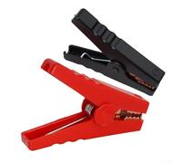 Shophubio Insulated for Clips 100A - Heavy-Duty Copper Jaw Battery Clamps for Automotive Charging, Electrical Engineering and Voltage Tester Use (2-Pack)