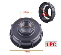 Shophubio Internal Dispense Valve Fitting, for IBC Tank Drain Adapter Nozzle, Polypropylene Connector for Garden Irrigation Hose Coupling and Yard Watering System,(B)