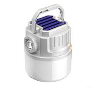 Shophubio LED Multifunctional Solar Camping Lantern with USB Charging, 4 For Modes, Adjustable Zoom Spotlight, Long Battery Life for Outdoor Camping,(white C51)