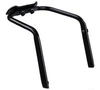 Shophubio Lightweight Aluminum For Rear Rack - Saddle Bag Holder with Dual Bottle Cage Mounts & Anti-Shake Stabilizer Mount, Compatible with Most Bikes