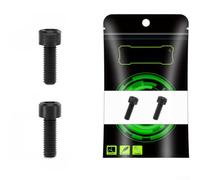 Shophubio Lightweight Bike Crank Fixing Bolts 2-Piece Set | Ultra-light 5.8g total weight, for durable construction, harsh condition ready, black color option(Black)