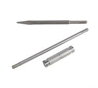 Shophubio Long Ground Rod Driver for 65A Drills - Alloy Steel Electrical Grounding Hammer, T-Post & Fence Post Driver, Compatible with Ground Rods and(65mm)