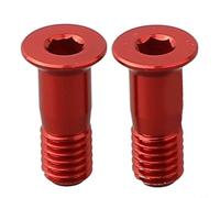 Shophubio M5 For Derailleur Screw, Aluminum Alloy Rear Derailleur For Wheel Screws for Mountain For Bike Guide Wheel Bolt, Cycling Tension Wheel Fastener(red)
