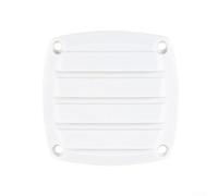 Shophubio Marine Boat Vent, Hull Air Vent, 3 Inch Louvered Vent for Yacht and Boat Deck, Waterproof Plastic Ventilated Panel for Marine Hardware Access(White)