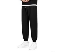 Shophubio Men's Bundle Foot Sweatpants 95% Polyester Soft | Elastic waistband, drawstring closure, sizes XL to 5XL, suitable for weights up to 97.5kg, loose fit design