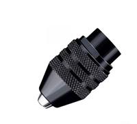 Shophubio Metal Keyless Drill Chuck for 9.6 V Rotary Tools - 0.4-3.4 mm Capacity, for Dremel-Compatible Quick-Change Chuck for Models 200/395/7700/8200/212/225/575