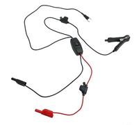 Shophubio Parasitic Drain Tester for Automotive Battery Leakage Detection - 4mm Copper Leads, ECU-Safe No-Power-Off Current Measurement