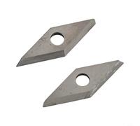 Shophubio PCD Tipped Insert for Cutting, CBN Insert for Hardened Materials, Indexable Lathe Cutter with VCMT1604/1103, for CNC Turning Tool for(VCMT160404 CBN)