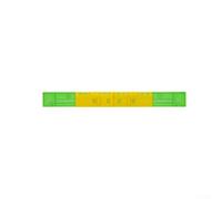 Shophubio Plastic Bee Hive Door - Beehive Entrance Reducer 5 Pack for Beekeeping, Hive Entrance Control for Bees, Winter Entrance Guard, Green Yellow(B)