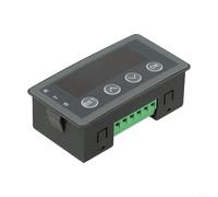 Shophubio Programmable Digital Display Meter for Analog Inputs 0-10V 4-20mA with Relay Output Voltage and Current Signal Converter for Industry