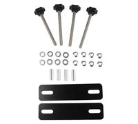 Shophubio Quick Release Traction Board Pins Recovery Track Mounting Hardware Roof Rack System Off Road Vehicle Rescue Steel Kit For Mud Snow