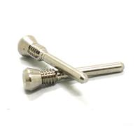 Shophubio Road Brake Bolts Threaded Pin Inserts for, 2-Pack Alloy Disc Brake Screw Compatible with Caliper Components