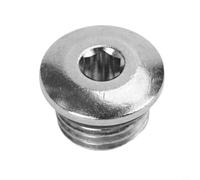 Shophubio Scuba Diving Regulator 1st Stage Port - 3/8" Low Pressure & 7/16" High Pressure Brass Fitting with O-For Ring for SCUBA Gear Maintenance(3/8-24 LP)