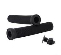 Shophubio Shock Absorbing Handlebar Grips 16.5cm Extended Rubber For Bike Grips for, Soft TPR Comfort Grip with Anti-Slip Pattern, 22.2mm Fit(Black)