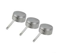 Shophubio Small Stainless Steel Non-Stick Milk Pan, Brushed Saucepan for Boiling Water, Tea Warming Pot, Single Serve Cooking and Reheating(3)