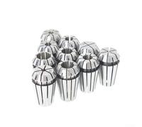 Shophubio Spring Collet for CNC Milling Machine Tools, ER11/ER16/ER20/ER25/ER32/ER40 Collet Set with Metric and for Imperial Sizes, Compatible with Lathe and(10pcs ER16（1-10mm）)