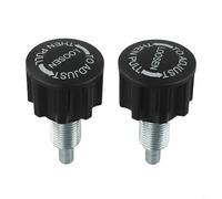 Shophubio Spring Knob Pull Pin for Exercise Bikes | Replacement Handle Bolt with 16mm Thread | For Durable Plastic and Metal Pull Pin | Adjustable Fit, Black