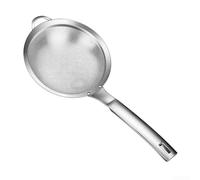 Shophubio Stainless Steel Soy Milk Filter Spoon - Fine-Mesh Kitchen Strainer for Nut Milk, Almond Milk, Yogurt, Flour Sifting, Fruit Rinsing and Gravy Straining(Medium)