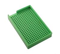 Shophubio Static-Resistant Small Hardware Organizer Tray - PP Screw Storage Holder for 1.0 to 4.0 mm Screws, Slotted Parts Tray with Multiple Hole(M2.0-2.5)