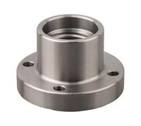 Shophubio Steel Lathe Face Plate - Heavy-Duty Woodturning Accessory with 1"-8 TPI Thread, Machined Chuck Flange for Professional & DIY Wood Lathes(2inch)