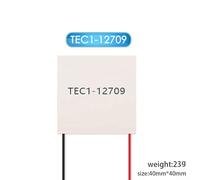 Shophubio Thermoelectric Cooler Module 40x40mm | Peltier Cooling Plate for DC12V Solid State Cooling | Semiconductor Heat with Heatsink | Electronic(TEC1-12709)