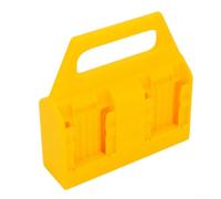 Shophubio Turquoise ABS Plastic Battery Organizer for DeWalt 14V 18V, Multi-Purpose Storage Rack for Workshop, Garage, Toolbox, Vehicle(yellow)