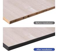 Shophubio U-Shape For Edge Banding - TPE For Edge Protector for DIY Furniture & Kitchen Units, Self- Flexible Trim, 2 Metre Roll, Fits 16-40mm Thickness(Inner card 25mm)