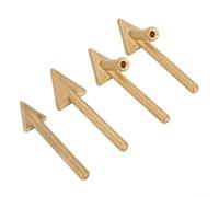 Shophubio Welding Tips for 80 Watt Plastic Welder, Replacement Nozzles for TPO PP Auto Bumper Repair, Gold Steel Tip Compatible with 80W Iron, for TIG Style