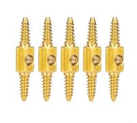 Shophubio Wire Threader for Brake and Speed Control Systems - Copper Cable Connector with Gold Finish, 18.6mm Joiner for Brake Line Hose