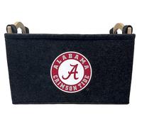 ShopInstaPets NCAA Officially Licensed Basket | Great for Dog Toys & Home Use (Alabama Crimson Tide)