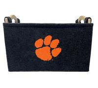 ShopInstaPets NCAA Officially Licensed Basket | Great for Dog Toys & Home Use (Clemson Tigers)