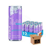 Shopior Energy Drink Can - Original, Sugarfree, Zero & Flavoured Editions Bulk Packs | Caffeine Energy Drinks for Gym, Game & Work (Red Bull Lilac Grapefruit & Blossom PM £1.60-250ml-Pack 12)